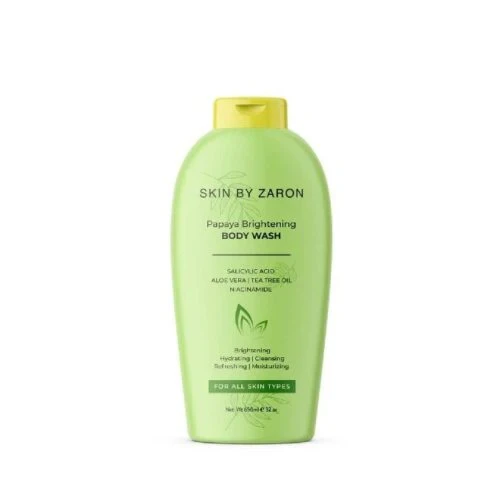 Skin By Zaron Papaya Brightening Body Wash With Salicylic Acid 650ml