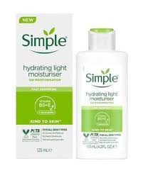 Simple Hydrating Light Moisturizer 125ml – Lightweight Hydration for Your Skin